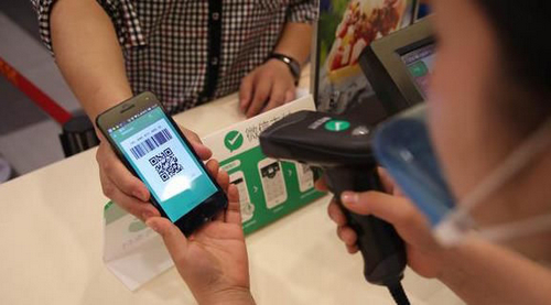 二維碼支付遍布全國