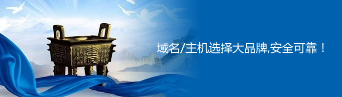 域名/主機選擇大品牌,安全可靠！